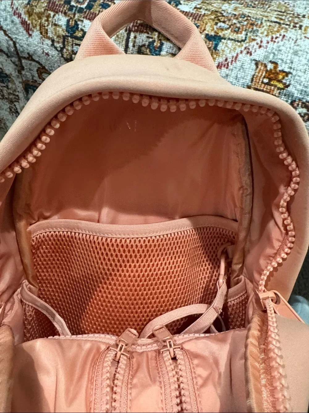 Dagne Dover Mini Backpack in Peach